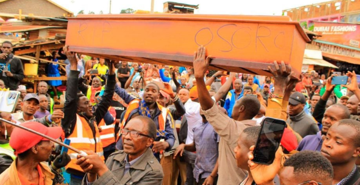Protesters in Nyamache Demand for the Arrest of South Mugirango MP Silvanus Osoro Political Violence Raises Red Flags Ahead of 2027 General Election