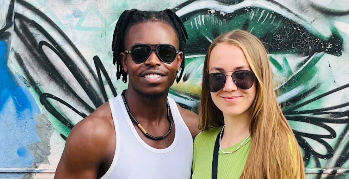 Vinn and Leni German Woman Leaves Comfortable Life for Love in Kenyan Slum