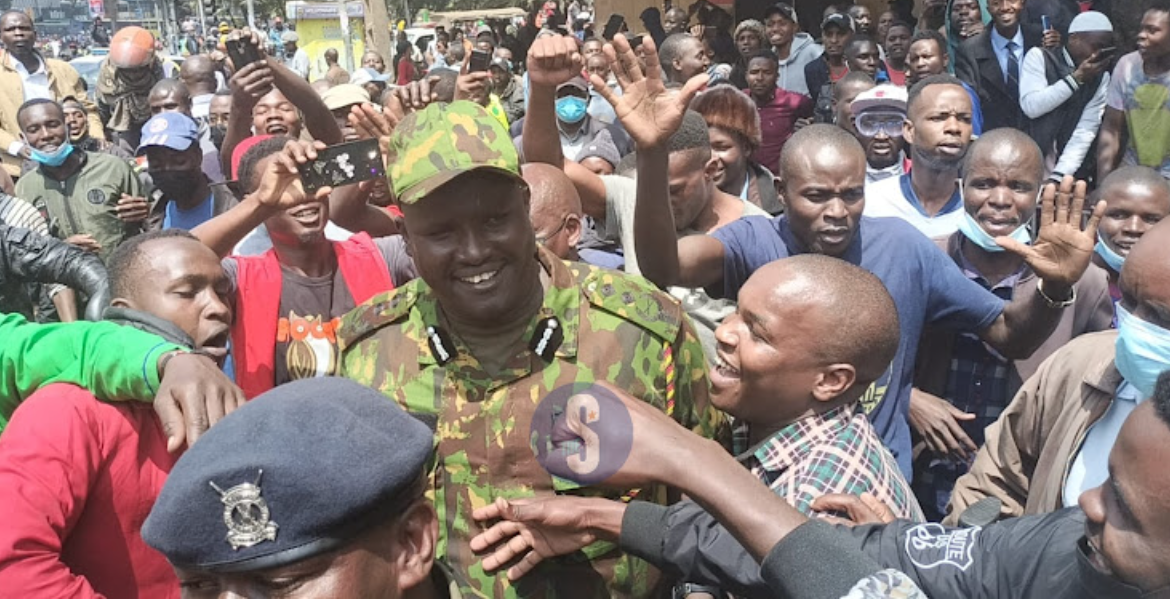 Nairobi Regional Commander Adamson Bungei Nairobi Unrest: Bungei Addresses Demonstrators, JKIA Operations Slow