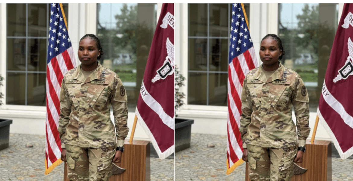 Kenyan-born Soldier Caroline Omboto Kenyan Denied by KDF, Now Staff Sergeant in the US Army