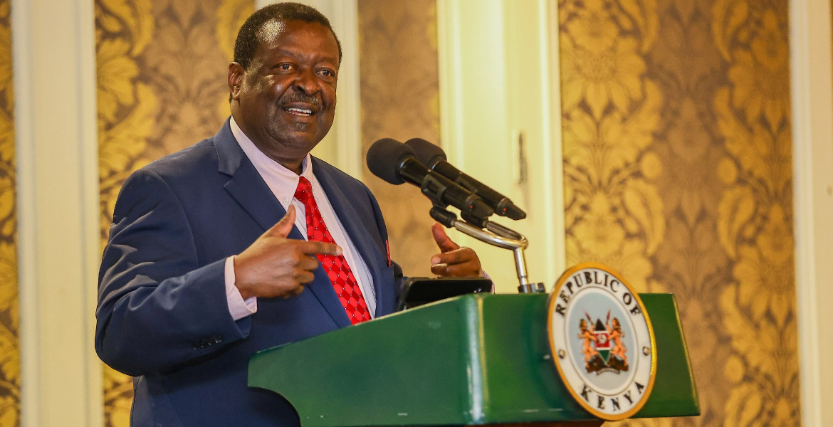 Foreign Affairs Cabinet Secretary Musalia Mudavadi Stay Away From War Zones, Mudavadi Warns Kenyans