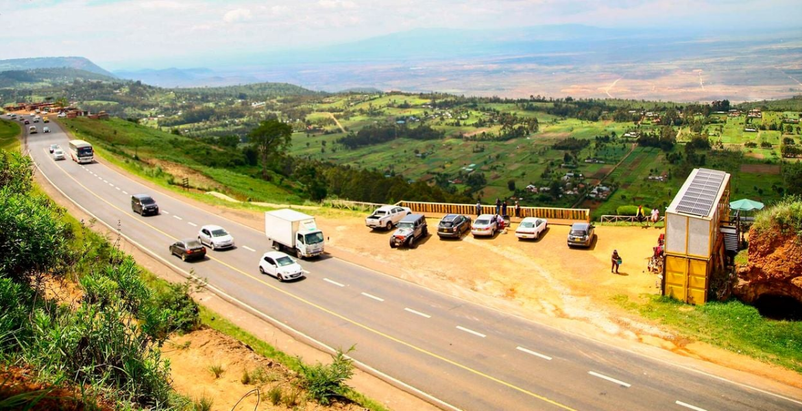 A View of the Nairobi-Nakuru highway in Lari Constituency, Nakuru Nakuru, Makueni, and Kitui Lead Kenya in Extensive Road Networks
