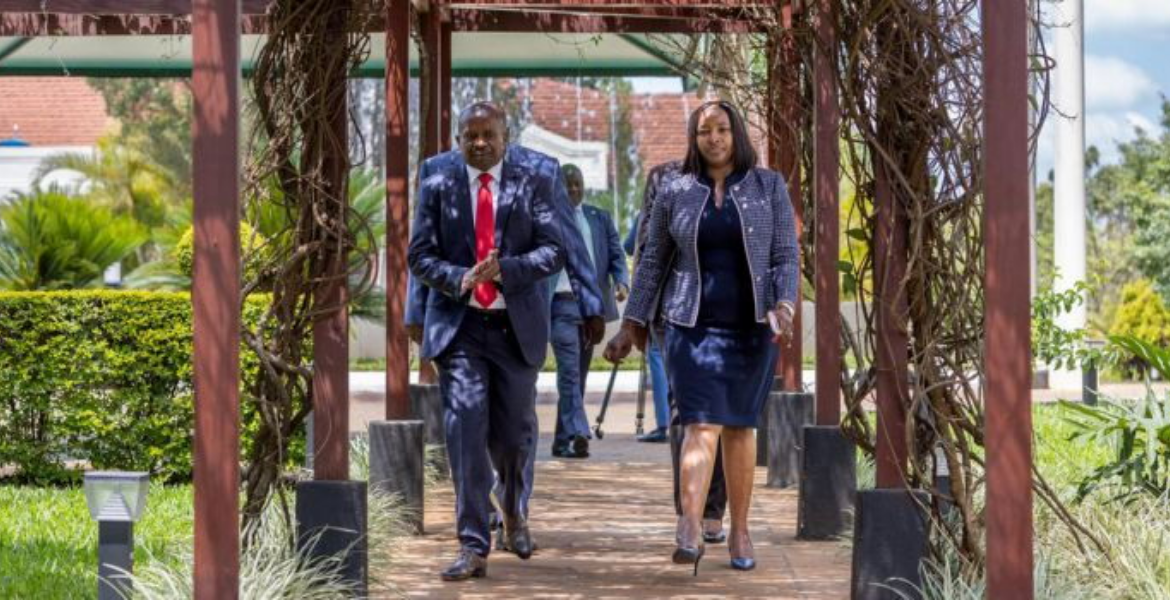 Deputy President Kithure Kindiki Kithure Kindiki Chairs First Cabinet Meeting at Karen Home