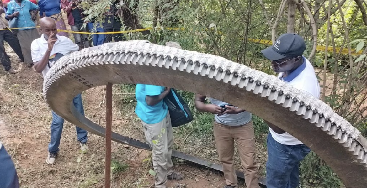 The Mettallic Object That Fell From the Sky in Mbooni, Makueni county Mysterious Space Debris Lands in Makueni County