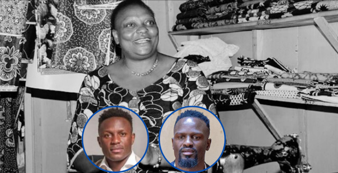 Mildred Wanyama with McDonald Mariga and Victor Wanyama inset /NTV McDonald Mariga & Victor Wanyama Lose Mother