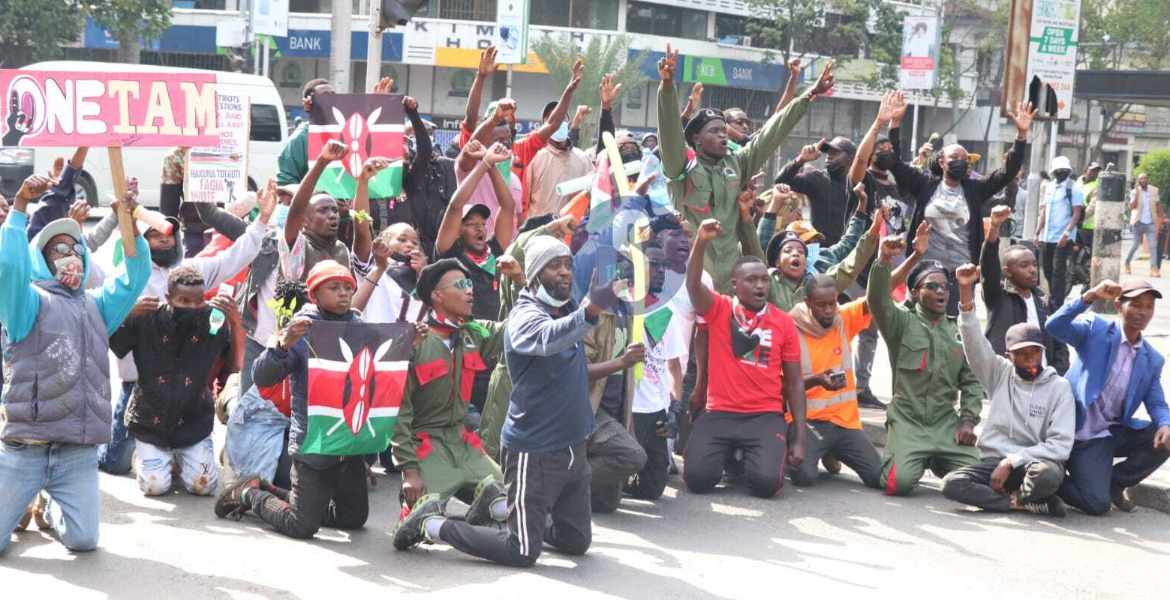 Kenyans Protesting Nationwide Highlights from Gen Z Protest Anniversary