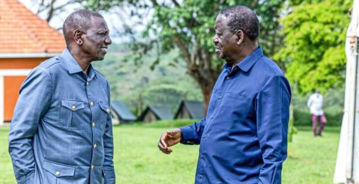 President William Ruto and ODM Leader Raila Odinga Ruto, Raila Warn Against Premature Campaigns