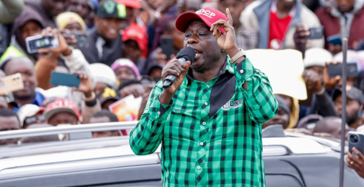 DCP Leader Rigathi Gachagua Gachagua Asks Kalonzo and Karua to Join Court Defence for Rearrested DCP Youth Officials