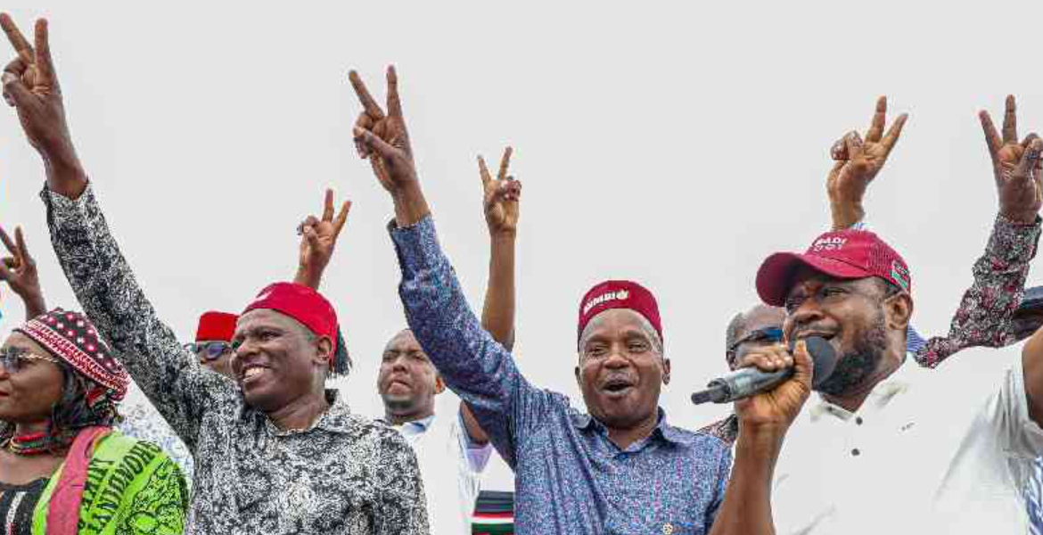 Deputy President Kithure Kindiki Kindiki, Joho, and Nassir Rally Support in Mombasa as Coast’s Political Stakes Rise