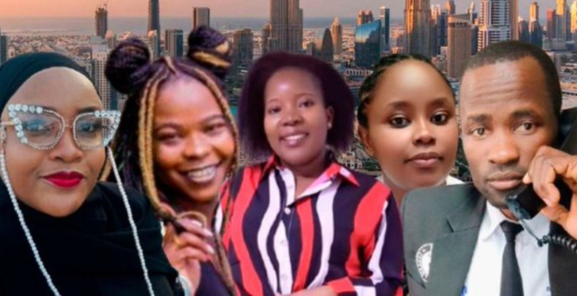 From left: Kenyans working in the Middle East, Josephine Zighe, Trizah Imbosa, Miriam Monet, Levinah Mumbi and Kephas Ogembo /Nation 'Money Isn’t Everything': Kenyan Workers in Gulf Countries Speak Out