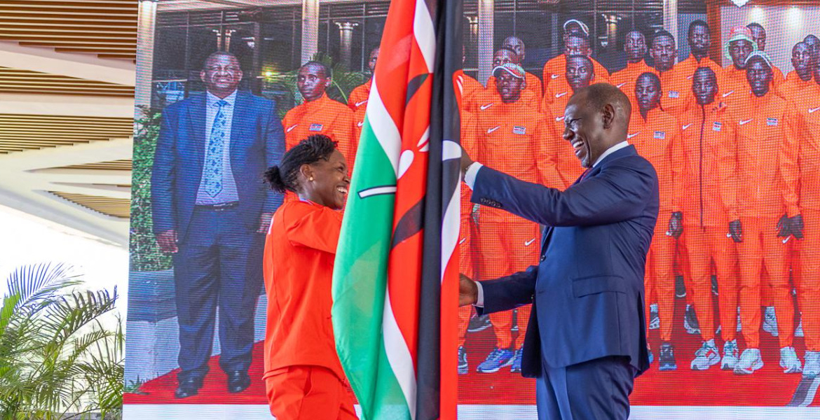 President William Ruto and Faith Kipyegon Ruto Launches Plan to Recruit 500 Athletes Into Military and Police