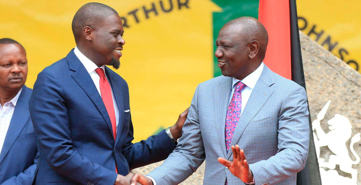 President William Ruto and Nairobi Governor Johnson Sakaja Mixed Reactions Follow Ruto’s Pledge to Support Nairobi’s Development