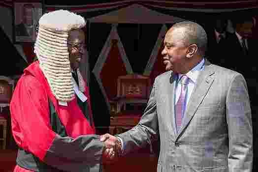 President Uhuru Asks Nyeri MP Ngunjiri Wambugu to Withdraw Petition against Chief Justice David Maraga