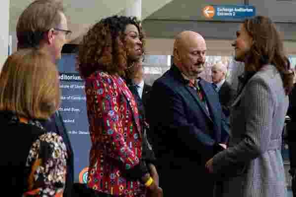 Kenyan Radio Queen Adelle Onyango Meets Prince William and Kate in the UK