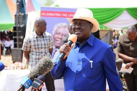 Youths Disrupt former US-Based Scholar Calestous Juma's Burial as they Attempt to 'Swear-in' Raila by Force