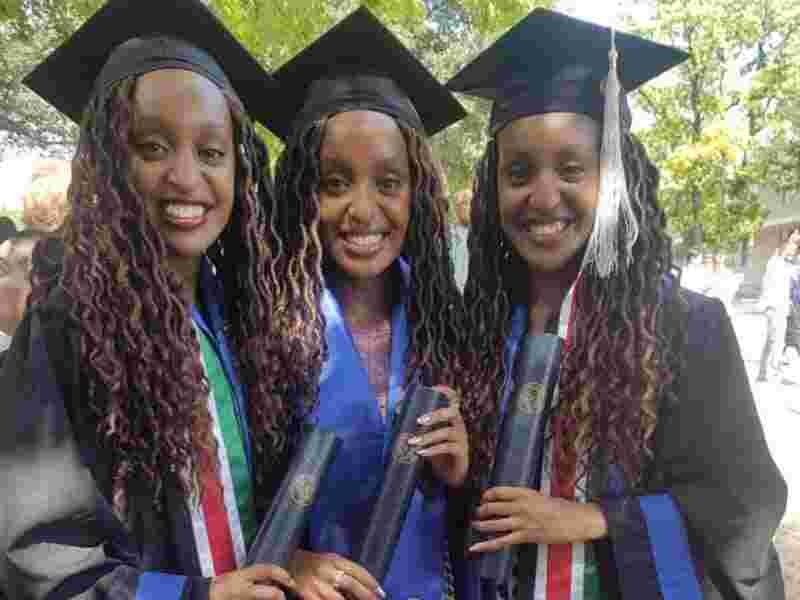 Kenya's Moipei Triplets Graduate with First Class Honors at St Mary's University in Texas