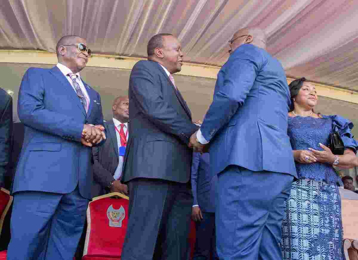 President Kenyatta the Only Head of State at New Congo President's Inauguration as Invited Leaders Skip Event