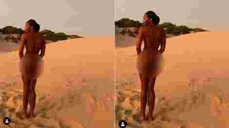 Akothee Cries Foul as British Model Naomi Campbell Poses Naked During Photoshoot in Kenya