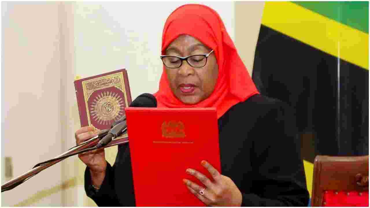 Samia Suluhu Sworn-in as Tanzania's First Female President