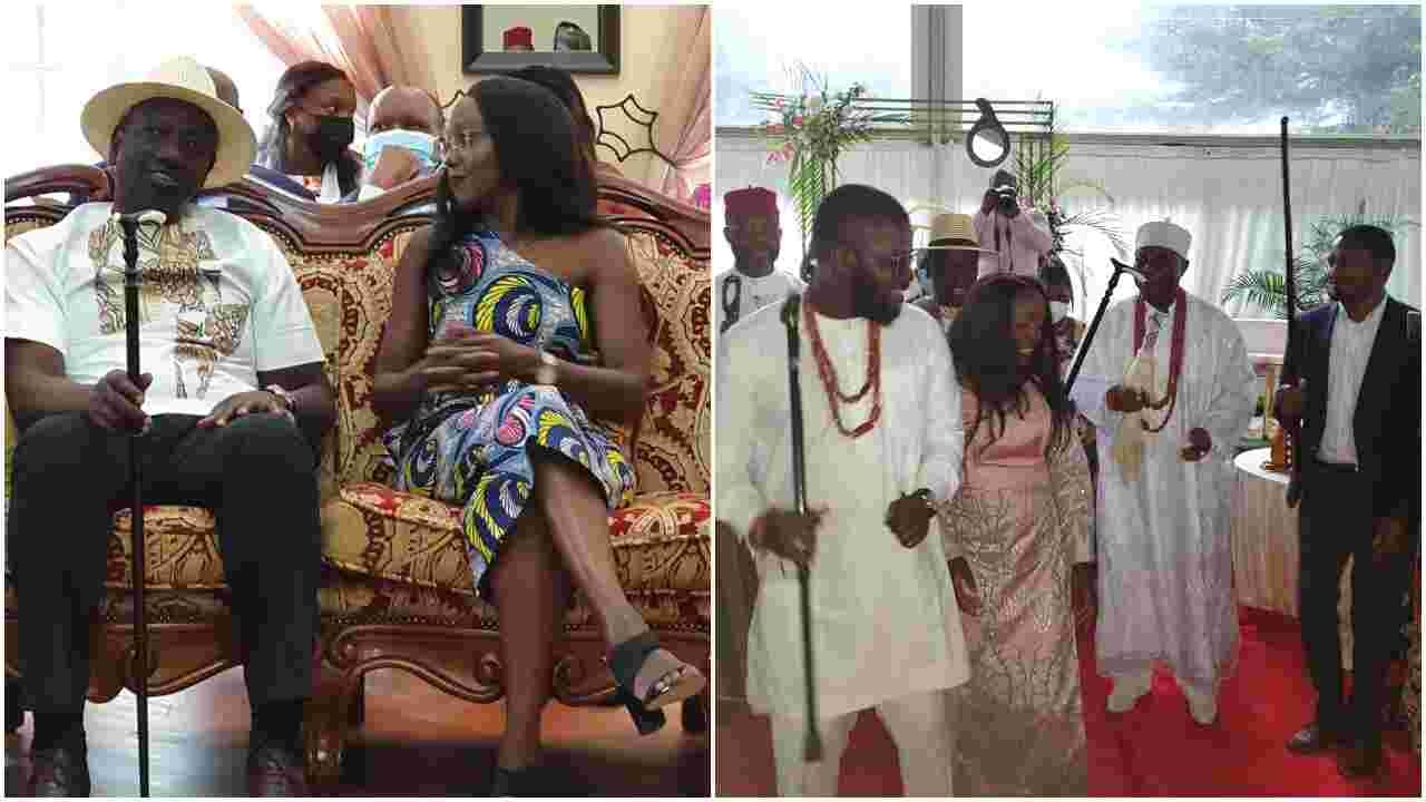 Ruto Hosts Nigerian In-Laws for Dowry Negotiation Ceremony for His Daughter June