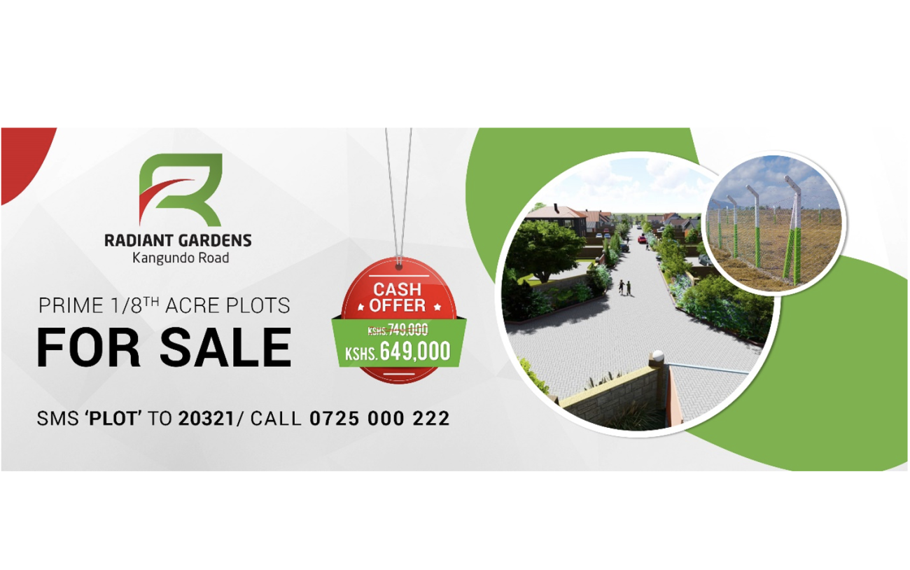 Plots for Sale: Radiant Gardens Kangundo Road