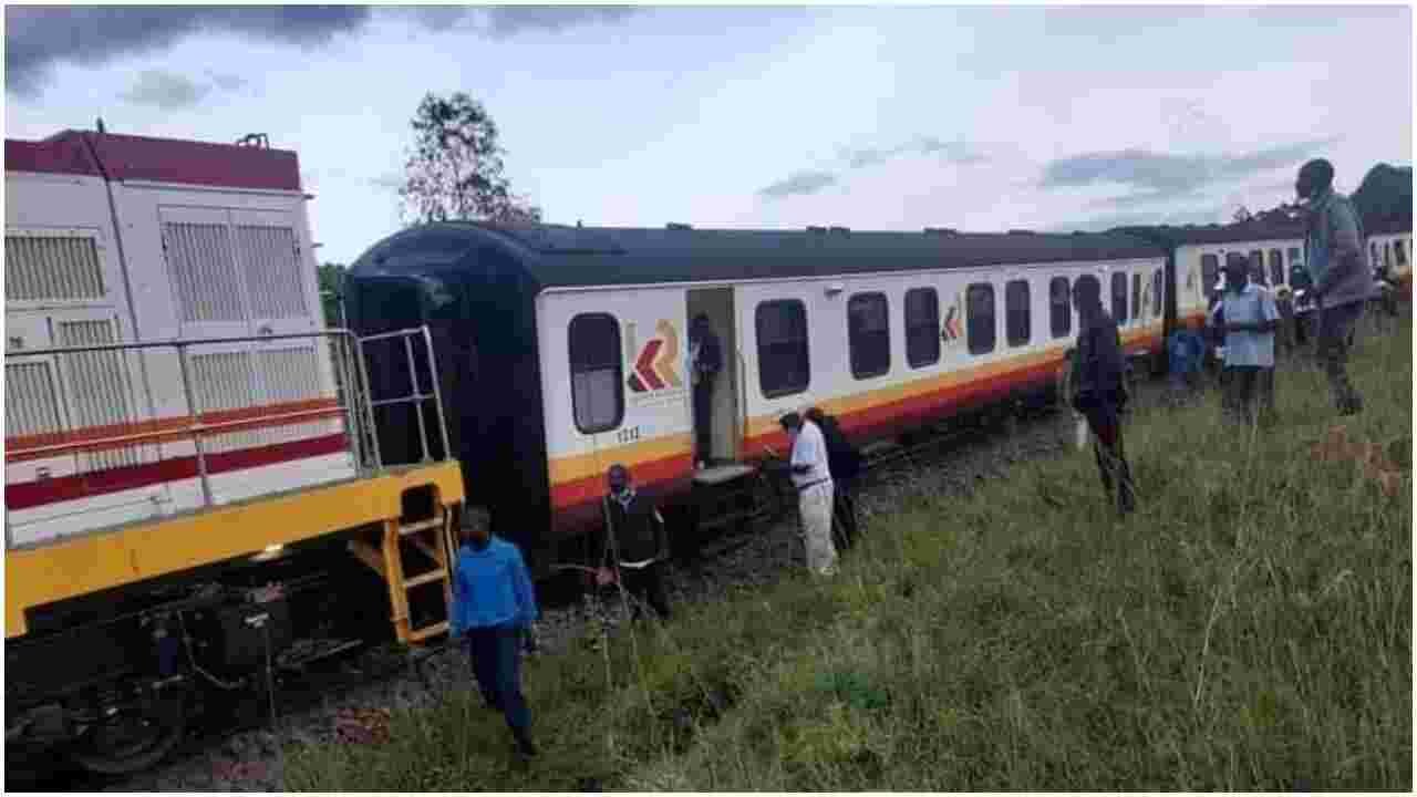 Recently Relaunched Nairobi-Kisumu Commuter Train Stalls for Hours After Wagon Derails