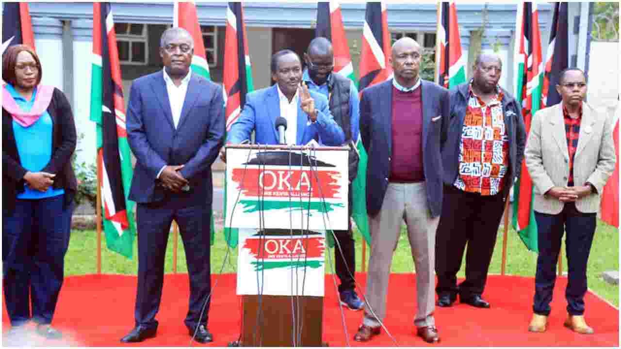 One Kenya Alliance Teams Up with ODM and Jubilee to Form a Mega Coalition
