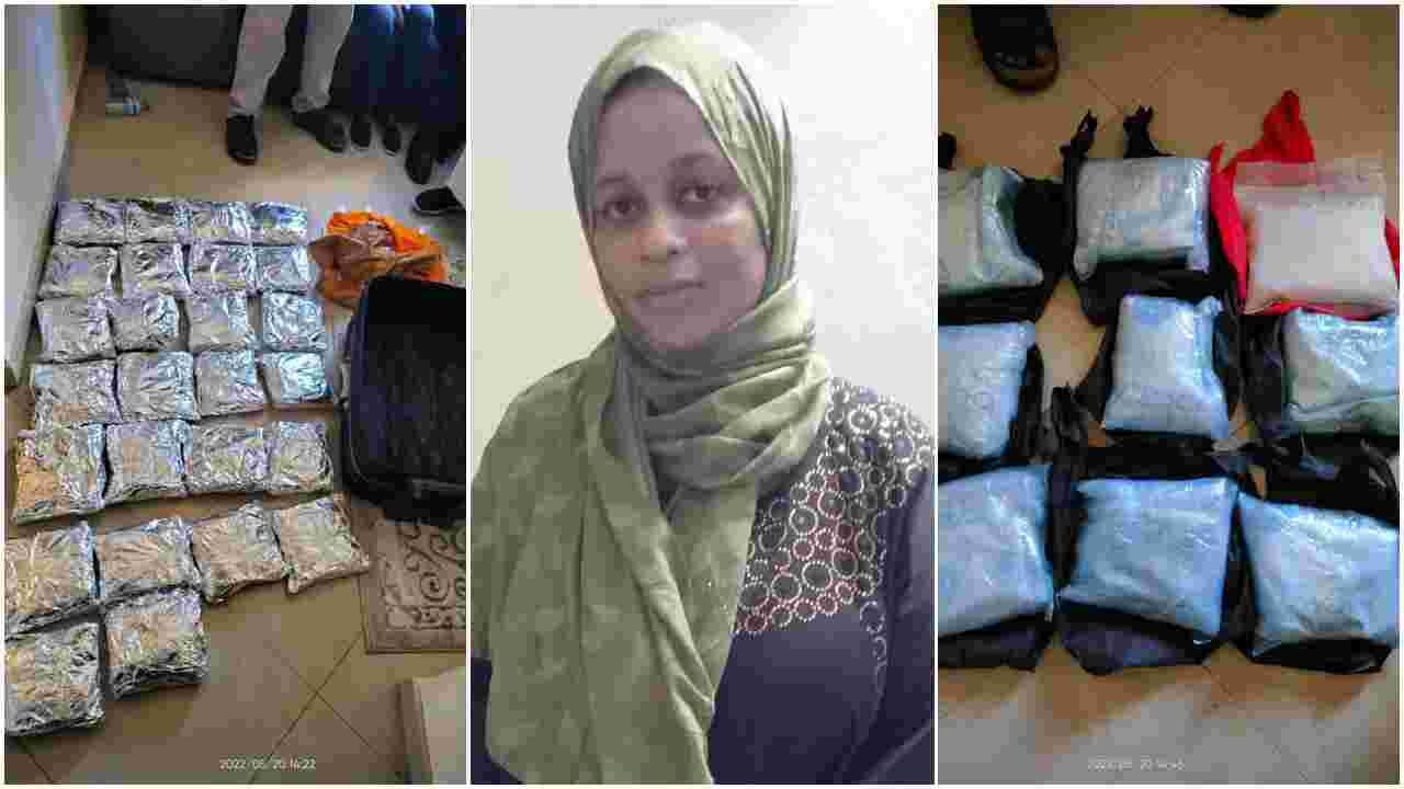 Woman Arrested with Cocaine Worth Sh100 Million in Mombasa