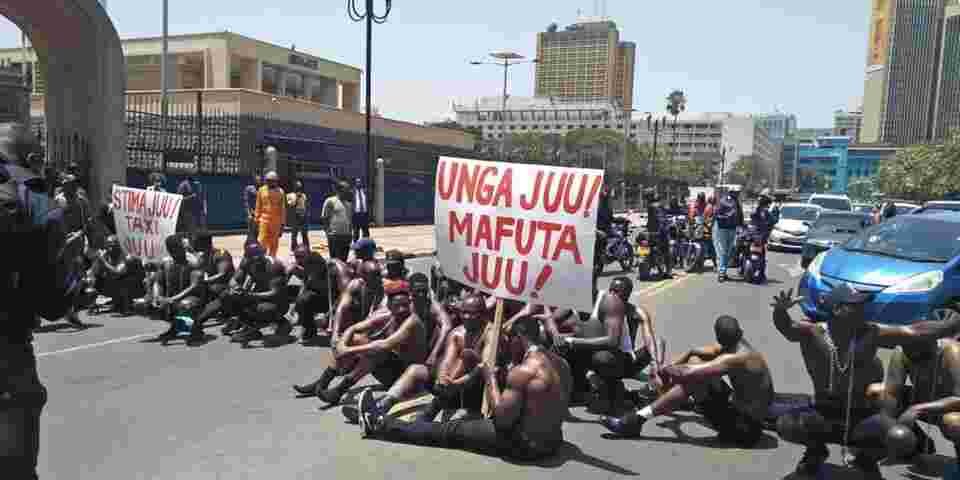Comedian Eric Omondi Arrested While Leading a Protest Outside Parliament