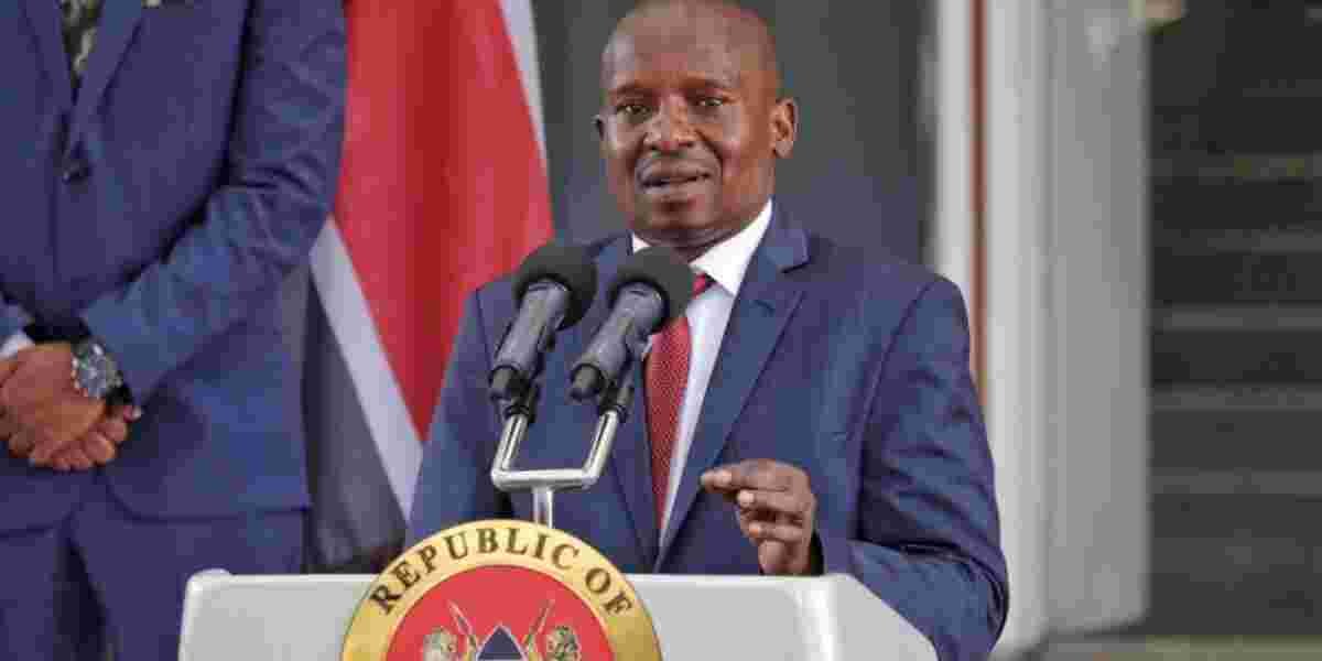 Mackenzie Will Be in Jail for a Lifetime - CS Kithure Kindiki