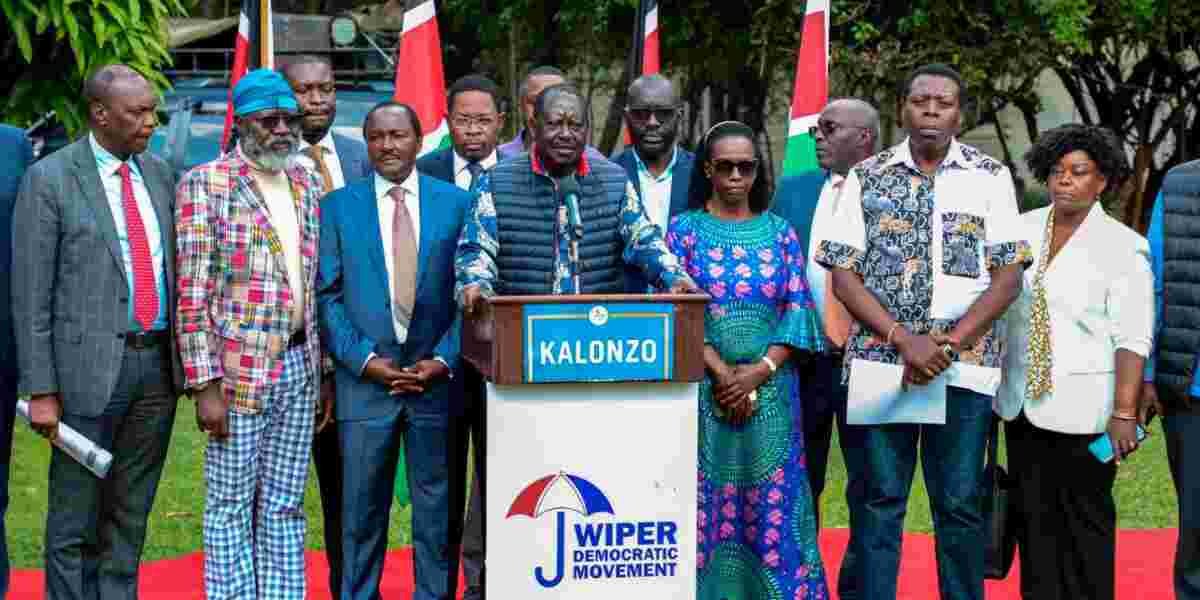 Raila Makes Changes to Azimio Dialogue Team