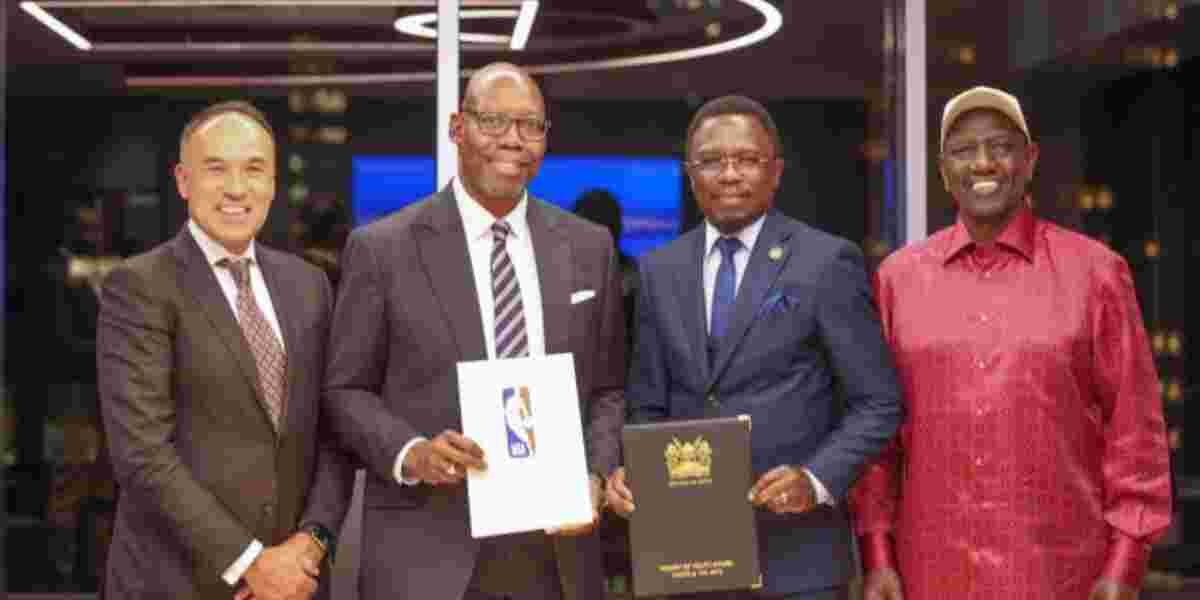 Ruto Signs a Deal With NBA to Open an Office in Nairobi