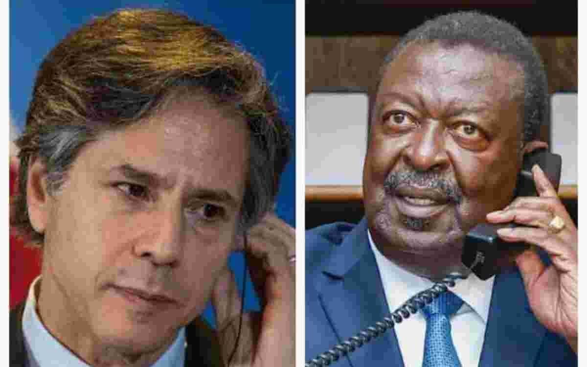 Blinken Extends Congratulations to Mudavadi on New CS Role