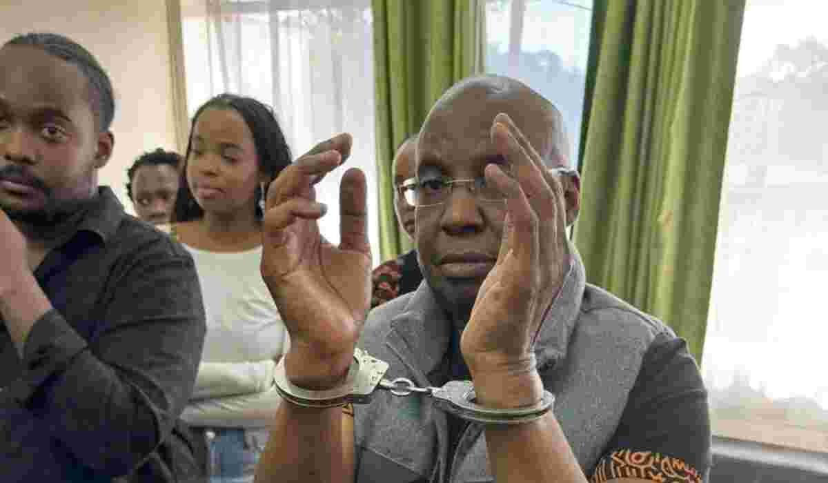 Jimi Wanjigi Confronts Officers During Arrest at DCI Headquarters