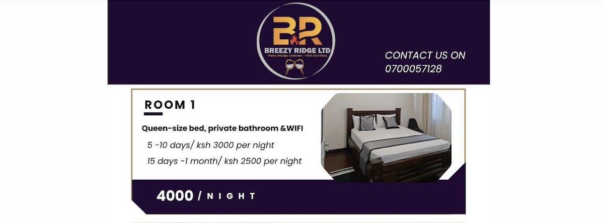 Traveling to Kenya? Rooms Available in Nairobi at Discounted Rates
