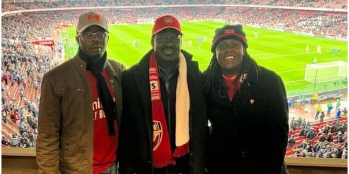 Arsenal FC Sends Commemorative Gift to Honour Raila Odinga