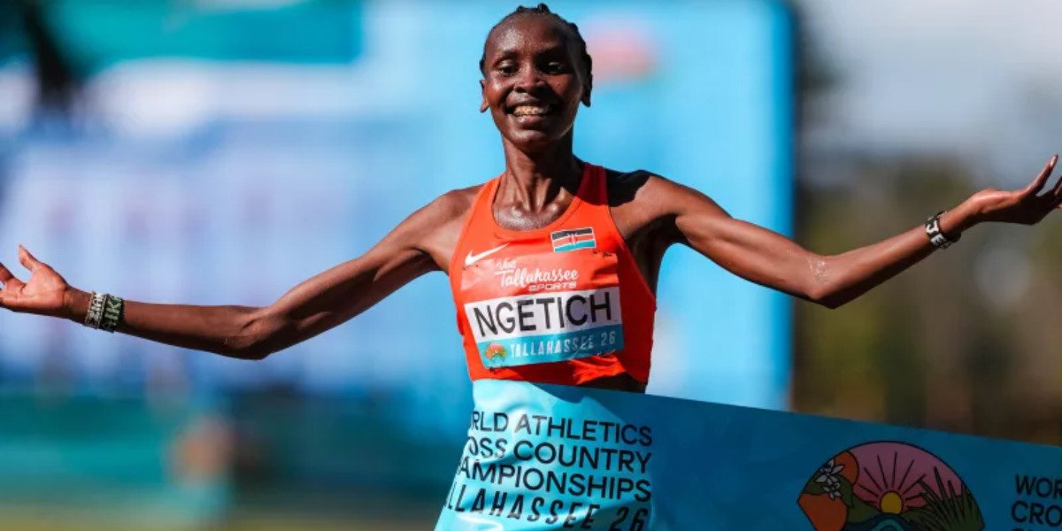 Agnes Ng’etich Breaks World Record as Kenya Claims Half Marathon Gold and Silver