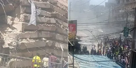 18-Storey Eastleigh Building Collapses Days After Moi Avenue Demolition Accident