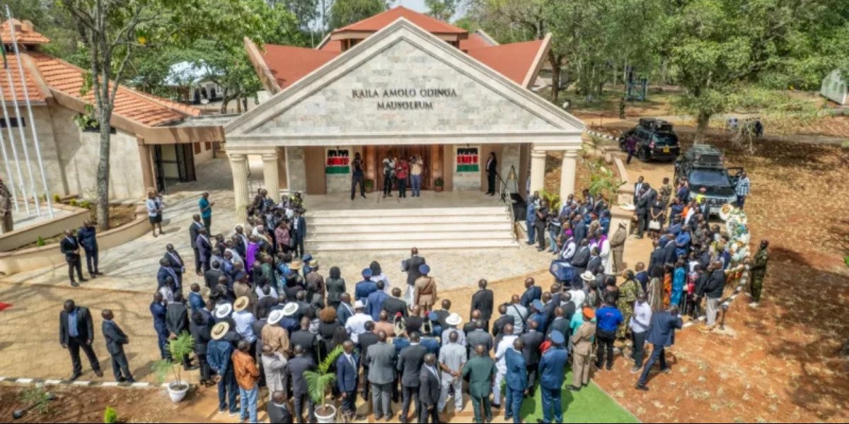 Ruto Unveils Raila Odinga Mausoleum in Bondo Ahead of First Anniversary