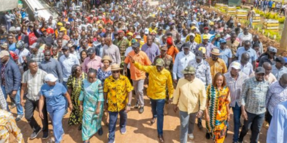 Ruto Uses Trans Nzoia Development Tour to Rally Support Against Natembeya