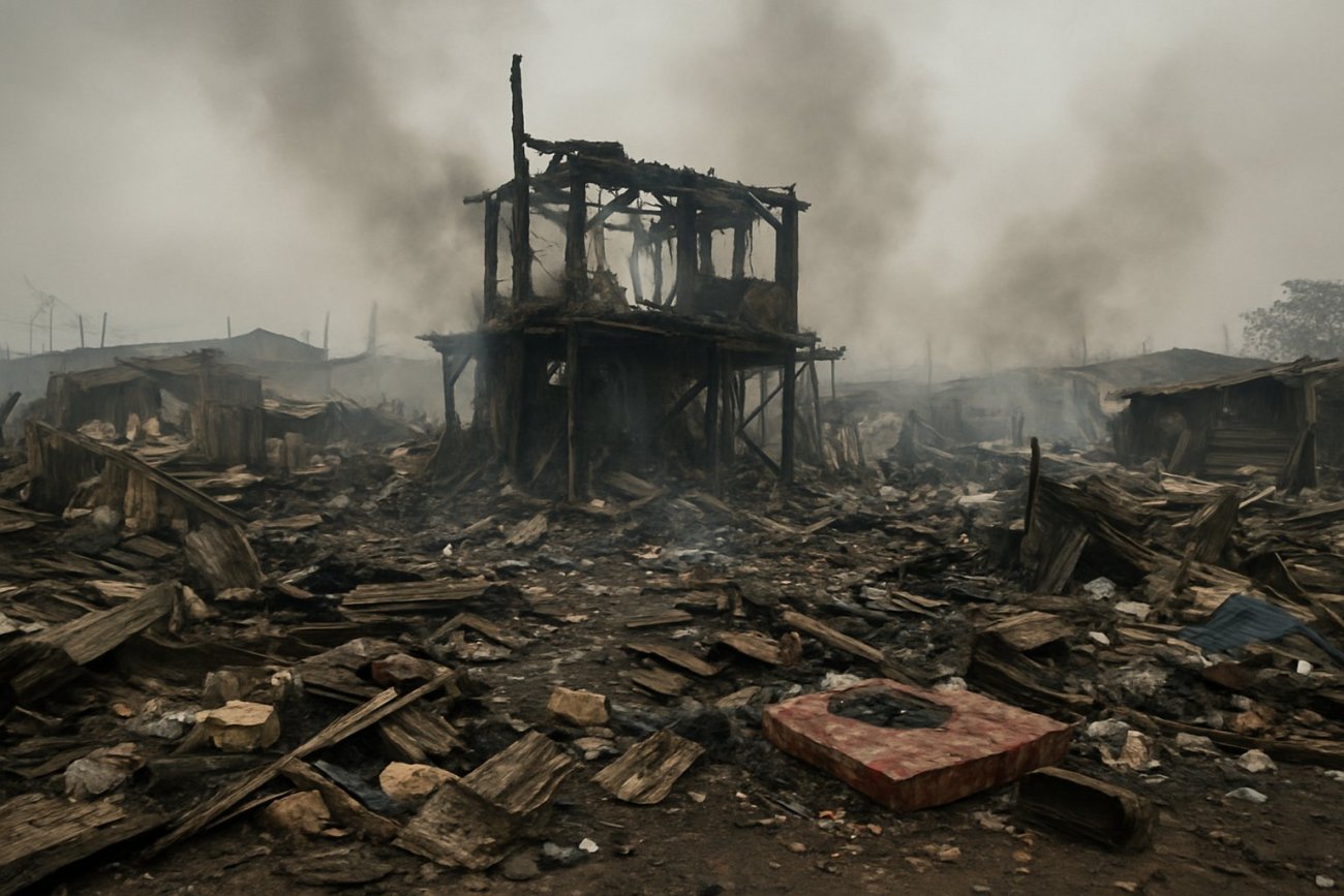 Tragic Fire Claims Life of One-Year-Old in Athi River Slum, Leaving Families Displaced