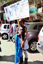 Kenyan Woman Carrying Placard Looking for Mzungu Husband Says She's Received Hundreds of Phone Calls