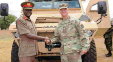 Kenyan Military Receives 12 Armored Vehicles from the US