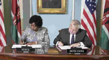 Kenya Gov't Delegation Meets with Trump Officials, Sign Strategic Dialogue Framework to Cement Relations 