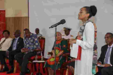 [VIDEO] Uhuru's Daughter Ngina Kenyatta's Speech Rubs Kenyans Online the Wrong Way
