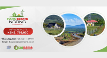 Prime and Affordable Plots for Sale in Ngong: Park Estate - Ngong Phase II