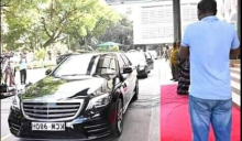 Inverted Number Plate on Uhuru’s Car Leaves Kenyans Puzzled 