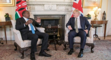 Uhuru Holds Talks with British Prime Minister Boris Johnson