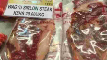 Special Beef Retailing at Sh20,000 Per Kilogram in Nairobi 
