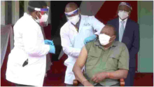 President Uhuru Finally Receives AstraZeneca COVID-19 Vaccine 